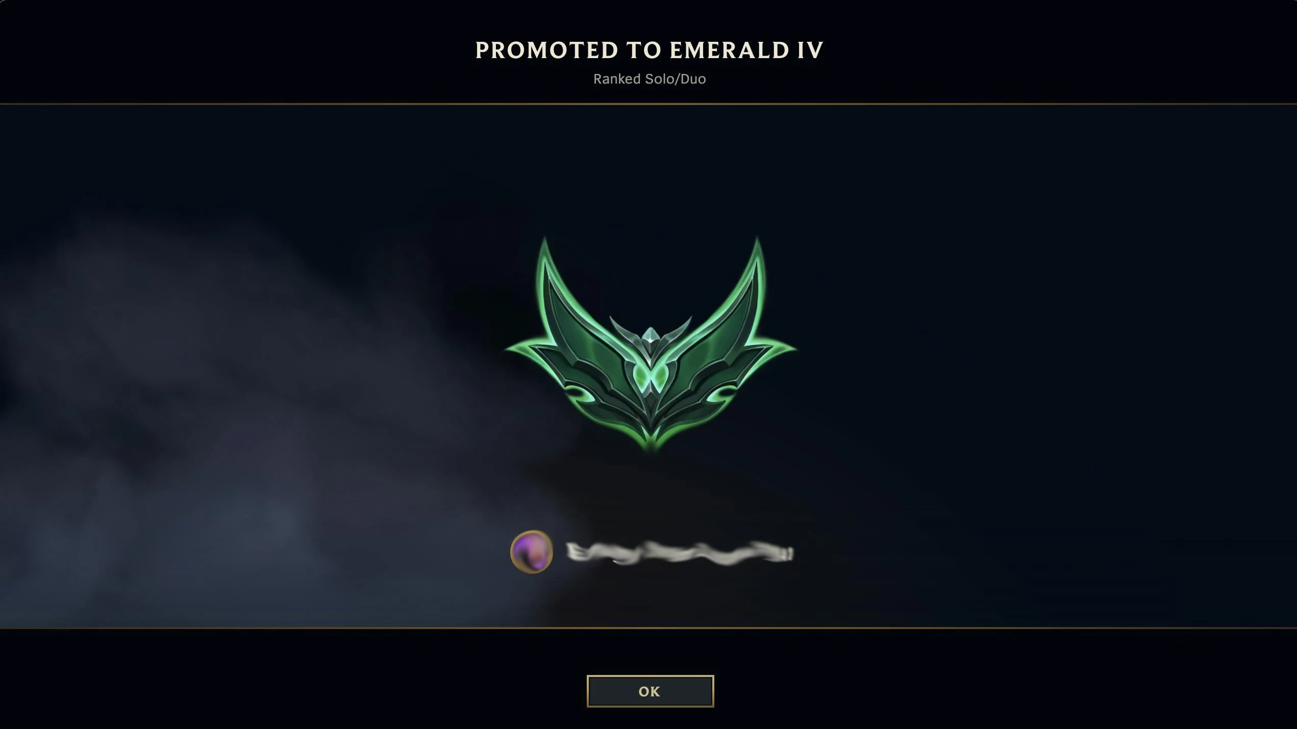 League of Legends boost completed screenshot
