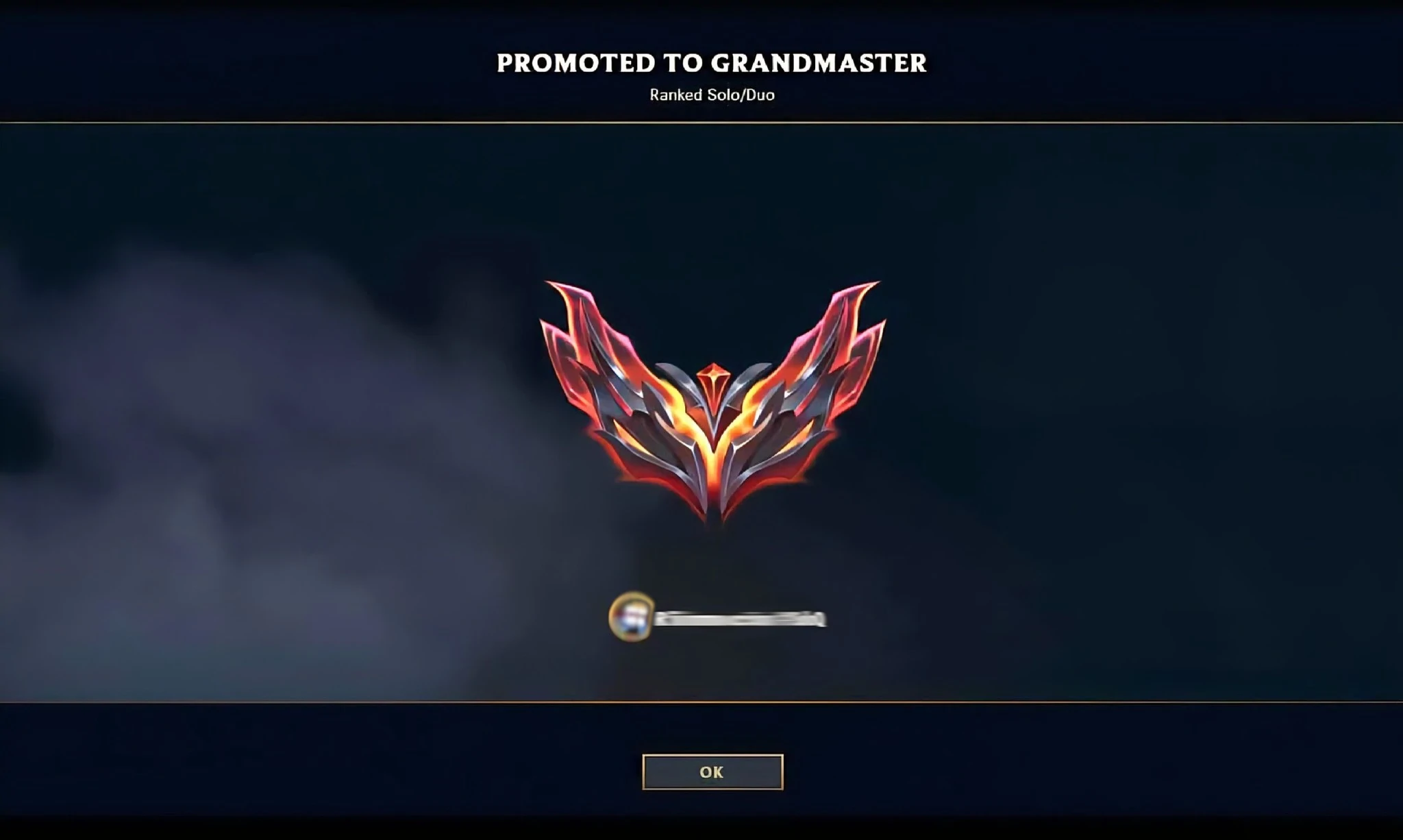 League of Legends boost completed screenshot