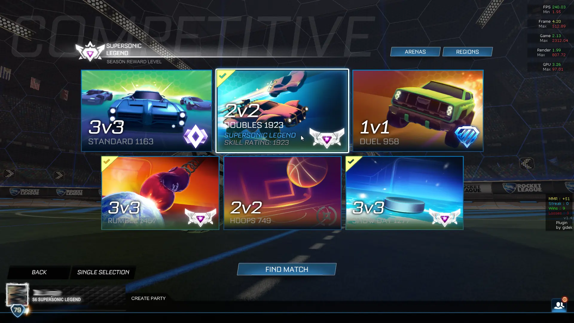 Rocket league boost completed screenshot