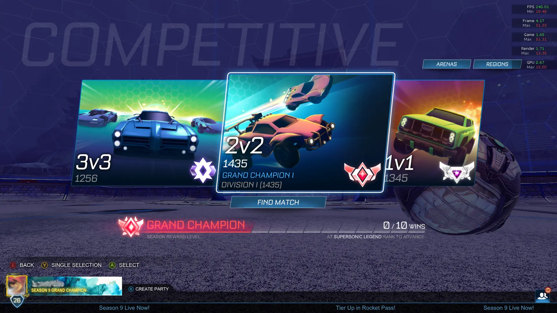 Rocket league boost completed screenshot